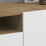 glasvilla TV Schrank Fernsehschrank 3 Türen mit Soft-Close Lowboard Hängeschrank Fernsehtisch für Wohnzimmer Fernsehschrank03