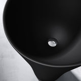 glasvilla Waschbecken Standwaschbecken aus Mineralguss Waschtischsäule Standsäule Colossum33