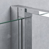 glasvilla Duschkabine Duschabtrennung 8mm ESG-Sicherheitsglas Nano-Beschichtung Hebe-Senk-Mechanismus Rav37-Plus