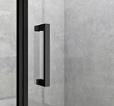 glasvilla Duschkabine Hebe-Senk-Mechanismus 8mm ESG-Sicherheitsglas Nano-Beschichtung Rav36-Plus schwarz