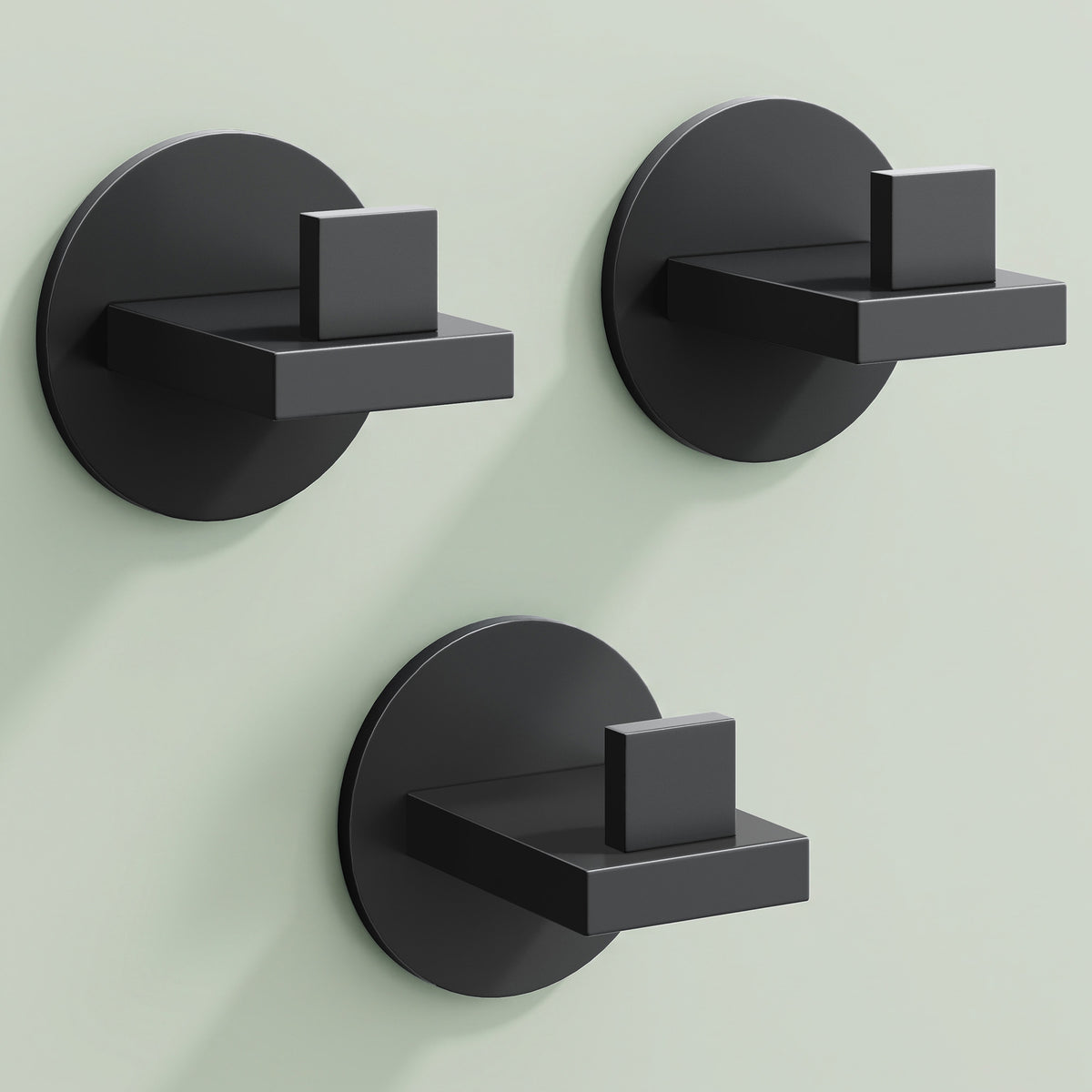 glasvilla Kleiderhaken Wandgarderobe Wandhaken aus Edelstahl Garderobenleiste Garderobenhaken Stalo-08+Stalo-09