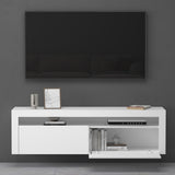 glasvilla Fernsehschrank TV Schrank Lowboard Hängeschrank 2 Türen mit Soft-Close Fernsehtisch für Wohnzimmer BTH: 160x40x46 cm Fernsehschrank01