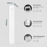 glasvilla Außenleuchte IP65 Wegeleuchte Außen | Außenpollerleuchte für Garten, 3000K Stehlampe Gartenlampe | Außenlampe Standleuchte 5W BaldersLights