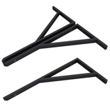 glasvilla Design Wandkonsole aus Edelstahl Waschtisch Halterung WH02