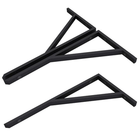 glasvilla Design Wandkonsole aus Edelstahl Waschtisch Halterung WH02