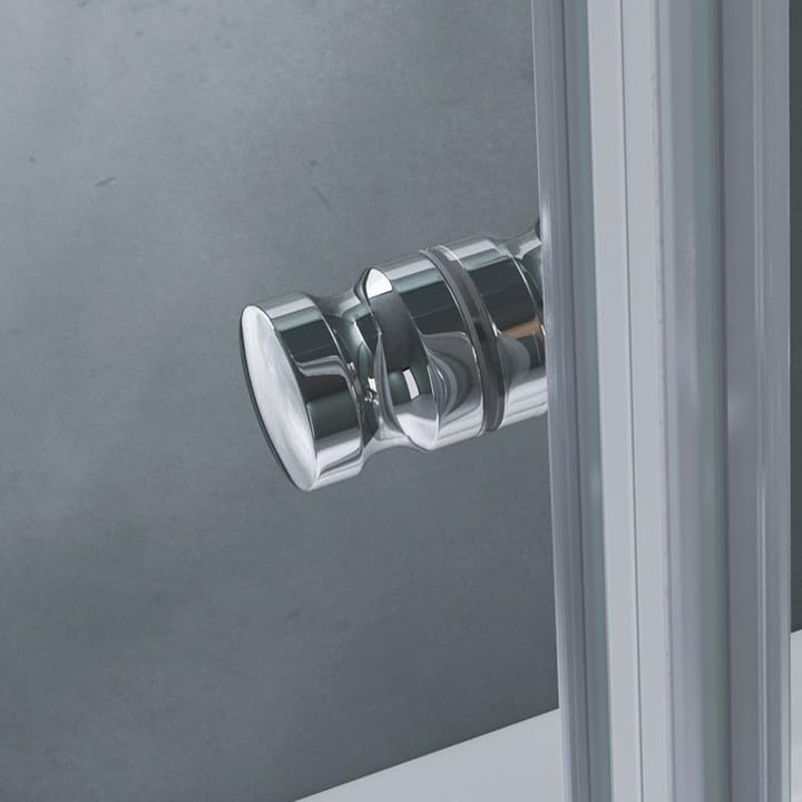 glasvilla Duschkabine Duschabtrennung Eckdusche aus Sicherheitsglas mit NANO Schiebetür 190cm Ravenna16L-K