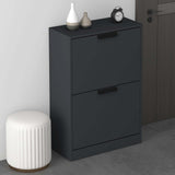 glasvilla Schuhschrank Schuhkommode Schuhkipper BxTxH: 60x28x89 cm Schmal Schuhregal Möbel Schuhschrank01