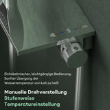 glasvilla Badewannenarmatur mit Handbrause Wasserfall Wannenarmatur Strahlarten Handbrause aus Messing inkl. Brausestange und Brauseschlauch
