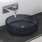 glasvilla Waschbecken Glas Aufsatzwaschbecken Glaswaschbecken Handwaschbecken Rund Waschschale