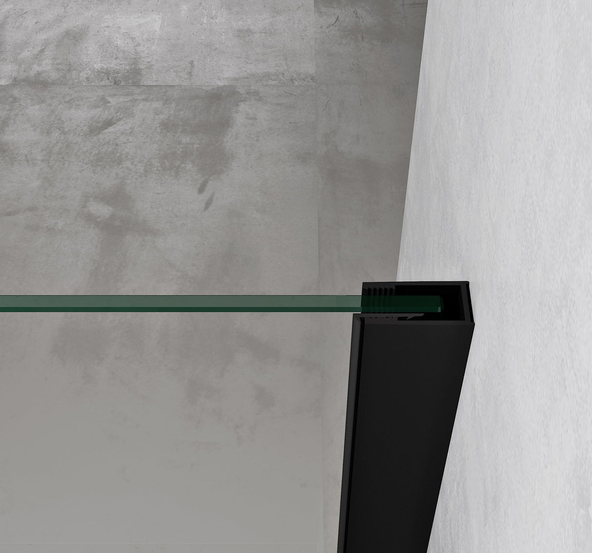 glasvilla Duschkabine Hebe-Senk-Mechanismus 8mm ESG-Sicherheitsglas Nano-Beschichtung Rav36-Plus schwarz