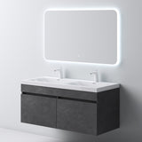 glasvilla Badmöbel Set Badezimmermöbel mit Mineralguss Waschbecken Waschtisch Botanica