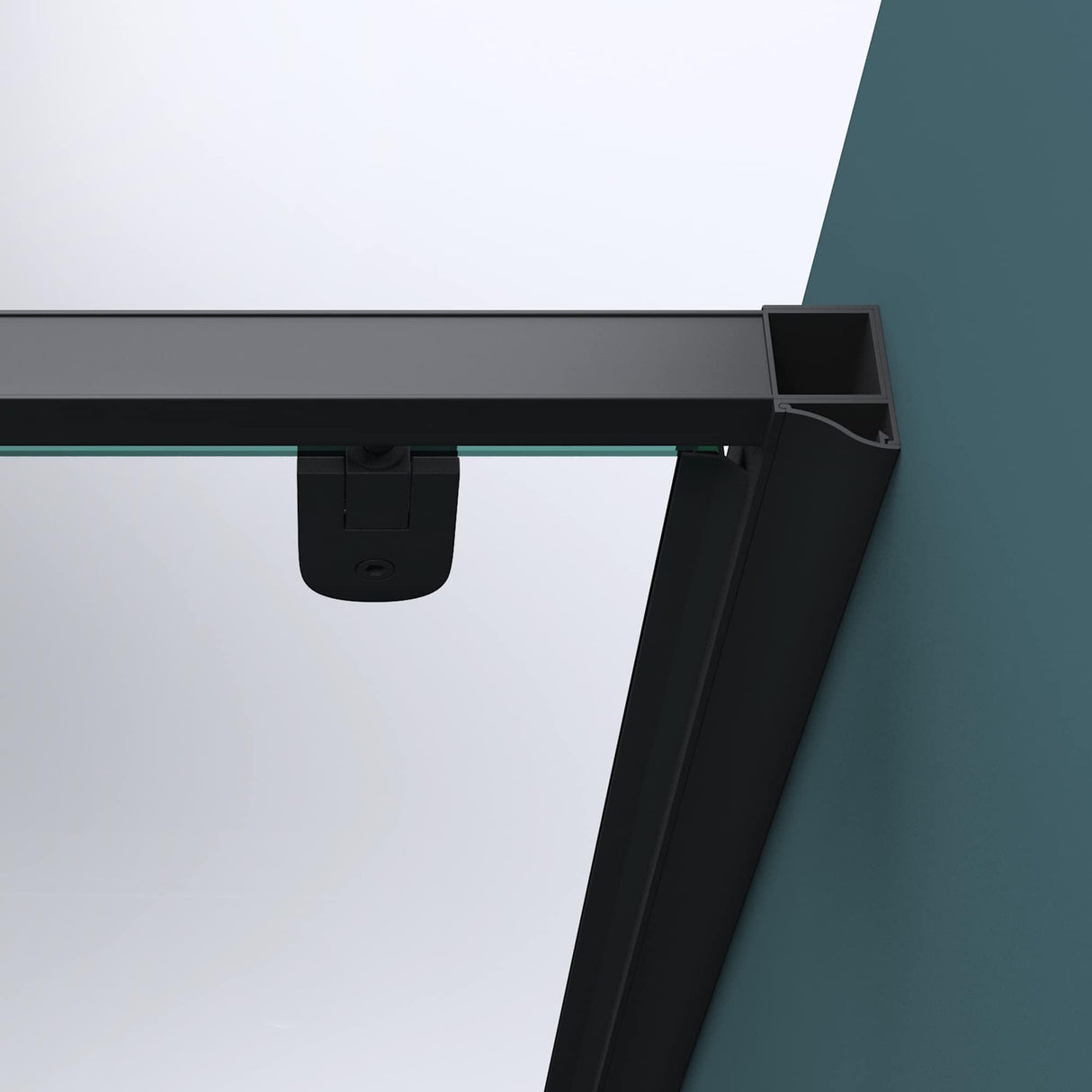 glasvilla Duschtür Nischentür dusche Duschabtrennung Duschkabine Nischendrehtür Duschwand 8mm Klarglas ESG-Sicherheitsglas mit Nanobeschichtung Teramo61K