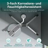 glasvilla Duschwannenfüße Duschwannenfuß Brausewannenfuß Montagefuß für Duschwannen in X-Form Duschwannengestell mit 5 Stellfüßen