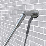 glasvilla Glasvordach Überdachung Transparenter VSG mit SGP Folie Vordach Edelstahl Wandhalterung Regenschutz Eingangsbereich VDG02K