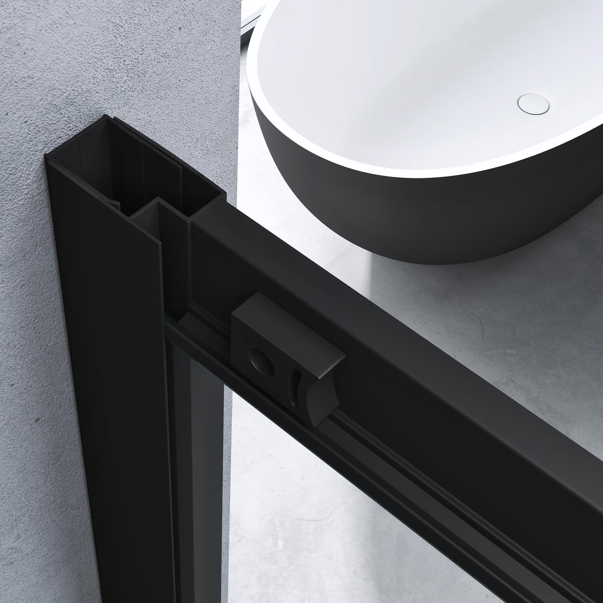 glasvilla Duschkabine viertelkreis Dusche Duschabtrennung mit 2 Schiebetüren ESG-Sicherheitsglas Nano-Beschichtung Ravenna32K