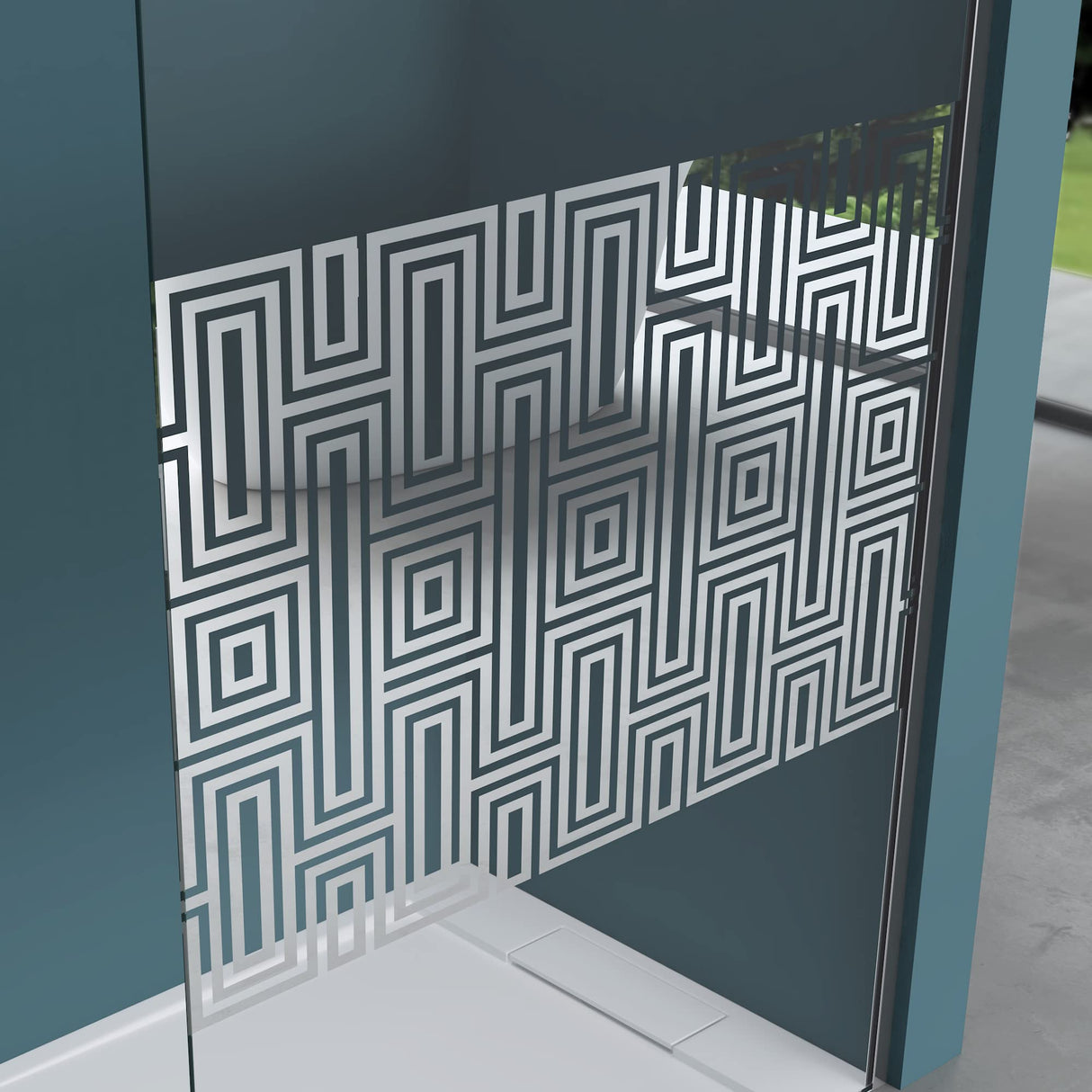 glasvilla Duschwand für Dusche Duschabtrennung Walk-In ESG-Sicherheitsglas 10mm NANO Glas BRAM1&3 Bremen2DM