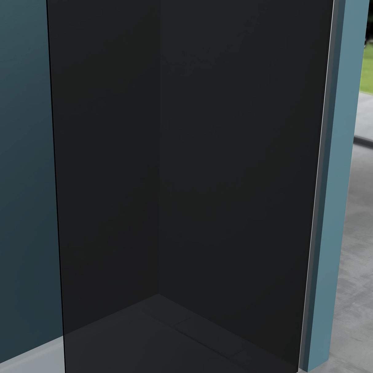 glasvilla Duschwand für Dusche Duschabtrennung Walk-In Dusche ESG-Sicherheitsglas 8mm NANO Glas BRAM1 & Bram3 Bremen1VG