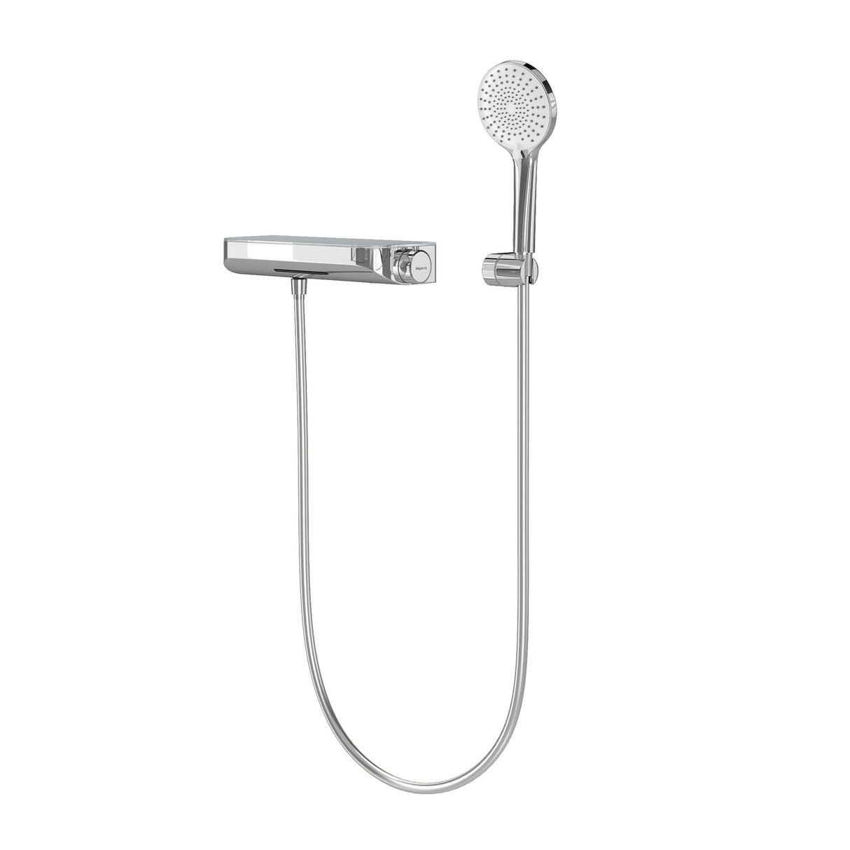 glasvilla Thermostat Badewannenarmatur mit Handbrause Wannenarmatur Wannenthermostat 4 Strahlarten Wandarmatur für Badewanne aus Messing inkl. Brauseschlauch Duschsystem8