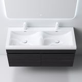 glasvilla Badmöbel Set Badezimmermöbel mit Mineralguss Waschbecken Waschtisch Botanica