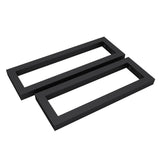 glasvilla Design Wandkonsole aus Edelstahl Waschtisch Halterung 2 Stück WH01