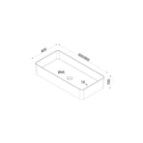 glasvilla Aufsatzwaschbecken Waschtisch aus Mineralguss ohne Armaturenloch Col102