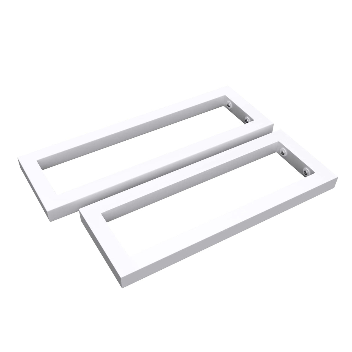 glasvilla Design Wandkonsole aus Edelstahl Waschtisch Halterung 2 Stück WH01