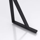 glasvilla Design Wandkonsole aus Edelstahl Waschtisch Halterung WH02