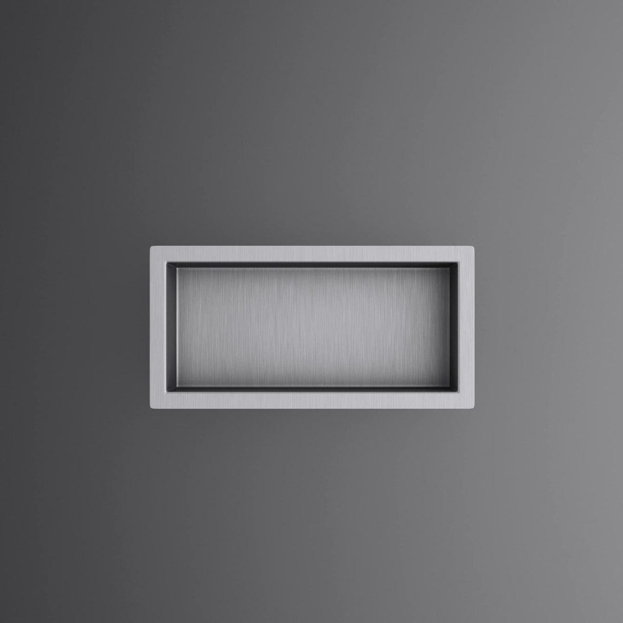 glasvilla Duschnische Bad  Wandnische befliesbar aus Edelstahl Duschregal einfache Montage