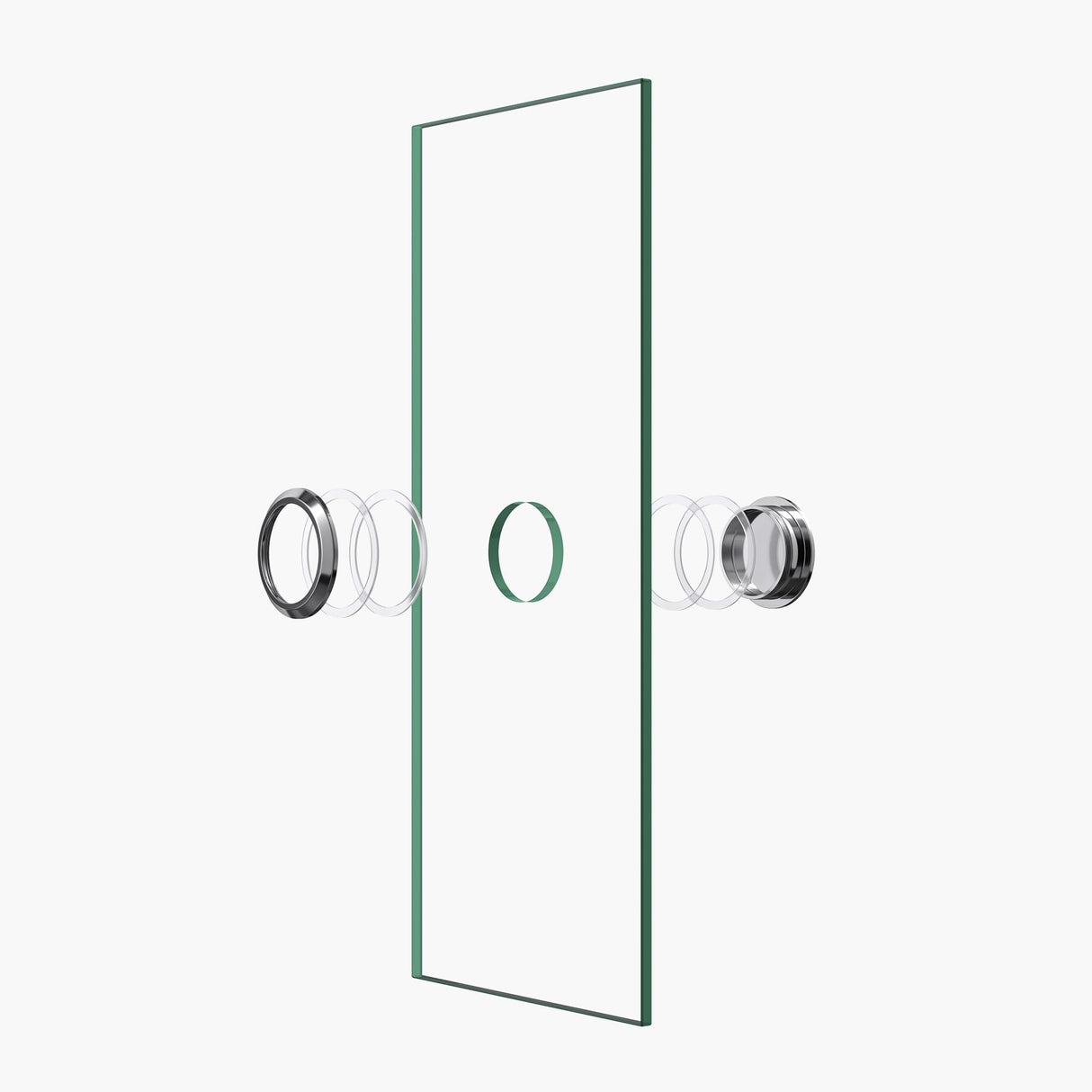 glasvilla Türgriff Zimmertürknopf Duschtürgriff Stangengriff Glastürgriffe Stoßgriff