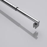glasvilla Haltestange Duschwand Duschabtrennung Duschglaswand | Stabilisator für Walk in Dusche | um 180°schwenkbar für 6-10 mm Glasstärke