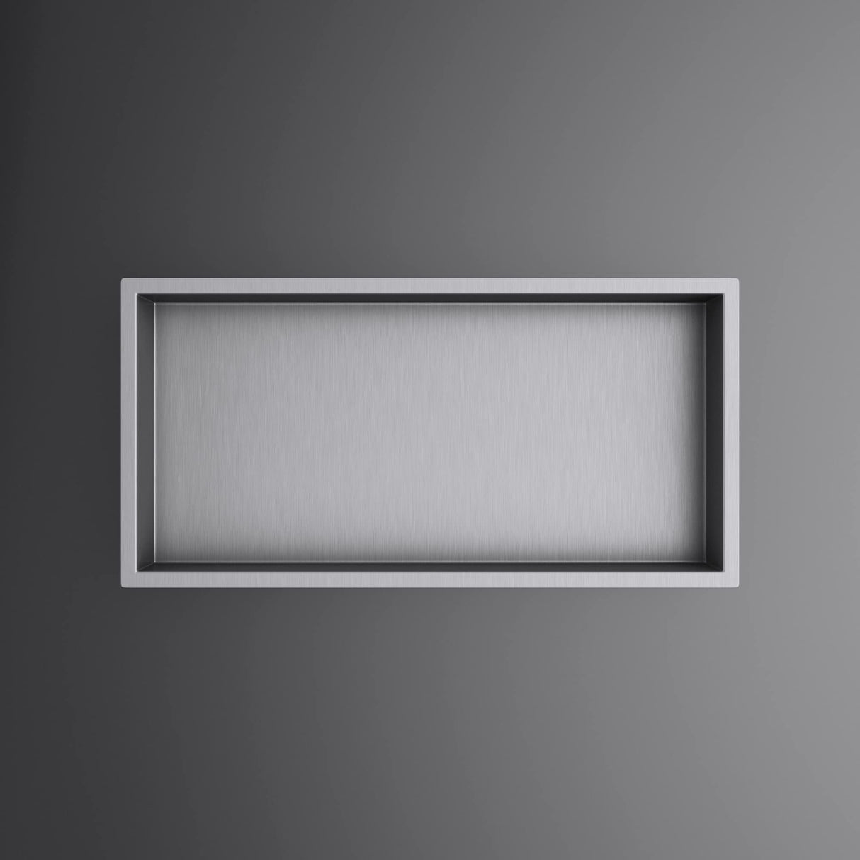 glasvilla Duschnische Bad  Wandnische befliesbar aus Edelstahl Duschregal einfache Montage