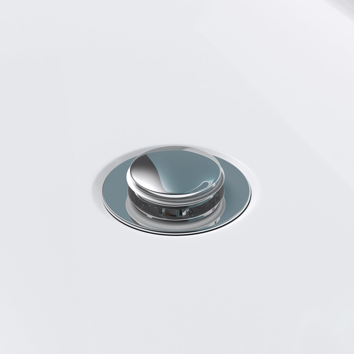 glasvilla Ablaufgarnitur Waschbeckenstöpsel | Waschtisch Stöpsel für alle DIN-Waschbecken