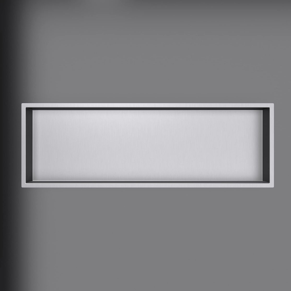 glasvilla Duschnische Bad  Wandnische befliesbar aus Edelstahl Duschregal einfache Montage