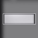 glasvilla Duschnische Bad  Wandnische befliesbar aus Edelstahl Duschregal einfache Montage