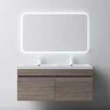 glasvilla Badmöbel Set Badezimmermöbel mit Mineralguss Waschbecken Waschtisch Botanica