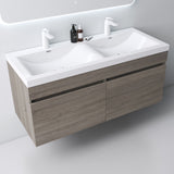 glasvilla Badmöbel Set Badezimmermöbel mit Mineralguss Waschbecken Waschtisch Botanica