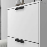 glasvilla Schuhschrank Schuhkommode Schuhkipper BxTxH: 60x28x89 cm Schmal Schuhregal Möbel Schuhschrank01