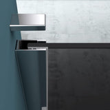 glasvilla Duschwand für Dusche Duschabtrennung Walk-In ESG-Sicherheitsglas 10mm NANO Glas BRAM1 & BRAM3 Bremen2VG