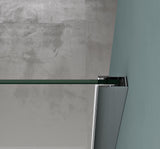 glasvilla Duschkabine Hebe-Senk-Mechanismus 8mm Klarglas ESG-Sicherheitsglas Nano-Beschichtung Rav36-Plus