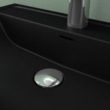 glasvilla Waschbecken Einbauwaschbecken Rechteckige Waschschale aus Mineralguss mit Überlauf Col8