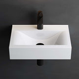 glasvilla Waschbecken Aufsatzwaschbecken, BTH: 45x30,5x10,5cm, in weiß, aus Keramik, eckig, mit Nano-Beschichtung/Lotus-Effekt Brüssel118c