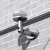 glasvilla Glasvordach Überdachung Transparenter VSG mit SGP Folie Vordach Edelstahl Wandhalterung Regenschutz Eingangsbereich VDG02K