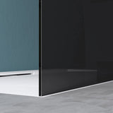 glasvilla Duschwand Duschabtrennung 2 Haltestange für Walk-In Dusche 10mm ESG-Sicherheitsglas mit Nanobeschichtung Rechteckiger Stabilisator Bremen02+2