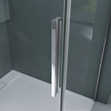 glasvilla Duschkabine Schiebetür 6mm ESG-Sicherheitsglas Duschabtrennung Seitenanstieg inkl. Soft-Close-Mechanismus Ravenna12K
