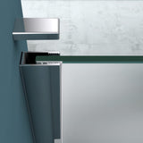 glasvilla Duschwand für Dusche Duschabtrennung Walk-In Dusche ESG-Sicherheitsglas 8mm NANO Glas BRAM1 & BRAM3 Bremen1VS