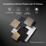 glasvilla Badmöbelset Badezimmermöbel Waschbeckenunterschrank inkl. Waschbecken Anthrazit matt und LED-Badspiegel BxTxH 46x26x63 cm Pisa