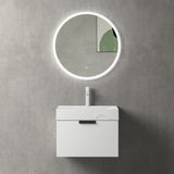 glasvilla Badmöbel-Set mit Soft-Close Schublade Wandmontage inkl. Waschbecken Lonato