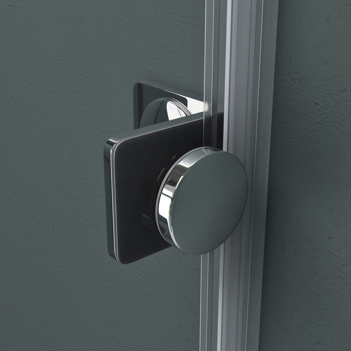 glasvilla Duschkabine Schiebetür Eckdusche 8mm ESG mit NANO-Beschichtung 4-Punkt Halterung Dusche Rav17-2K