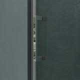 glasvilla Duschtür Nischentür dusche Duschabtrennung Duschkabine Duschwand 8mm Klarglas ESG-Sicherheitsglas mit Nanobeschichtung Teramo37K