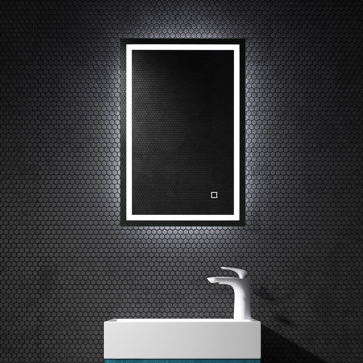 glasvilla Wandspiegel Badezimmer Spiegel LED Bad-Spiegel mit Touchschalter, Beschlagfrei durch Antifog-Schicht LED-Spiegel02